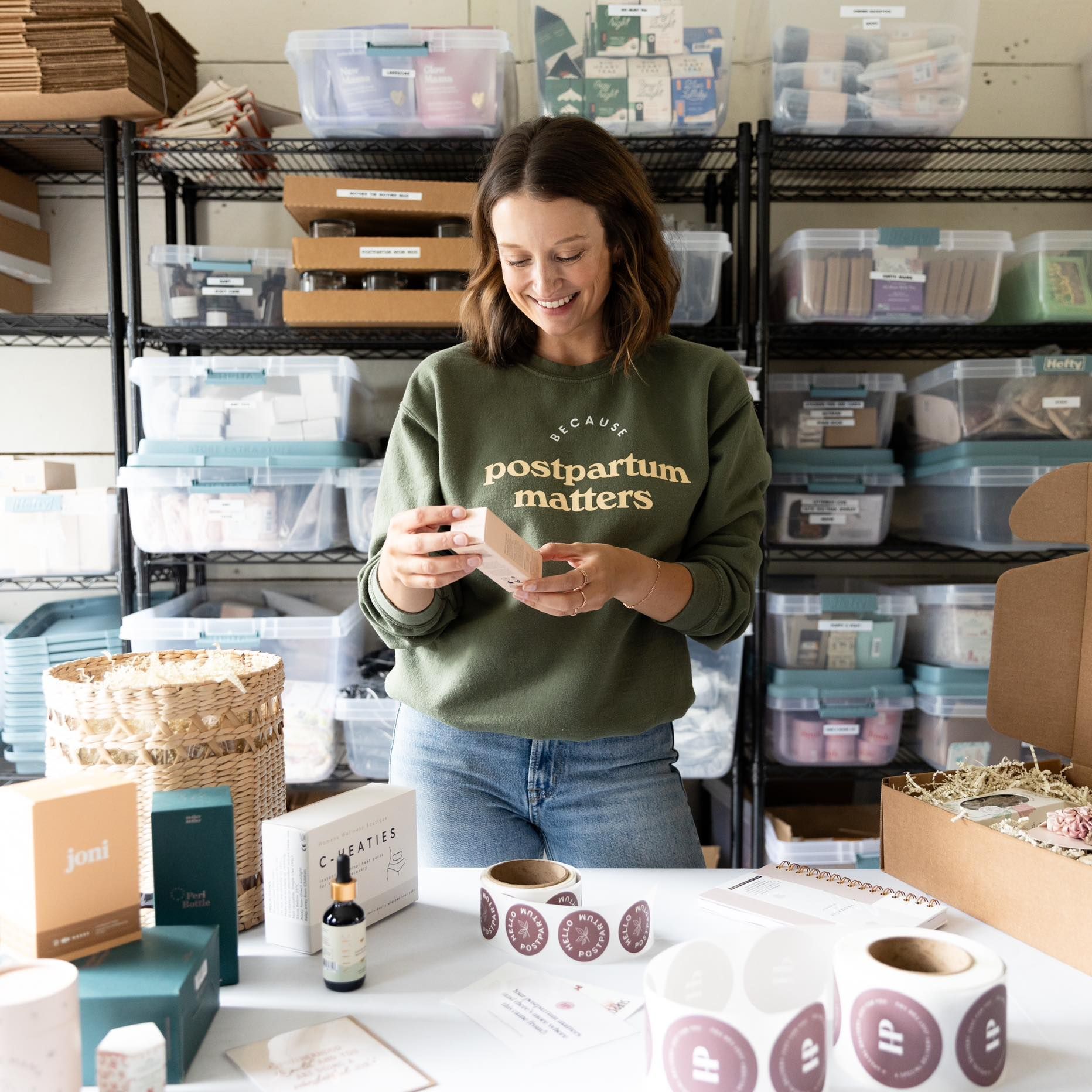 Hello Postpartum Logo