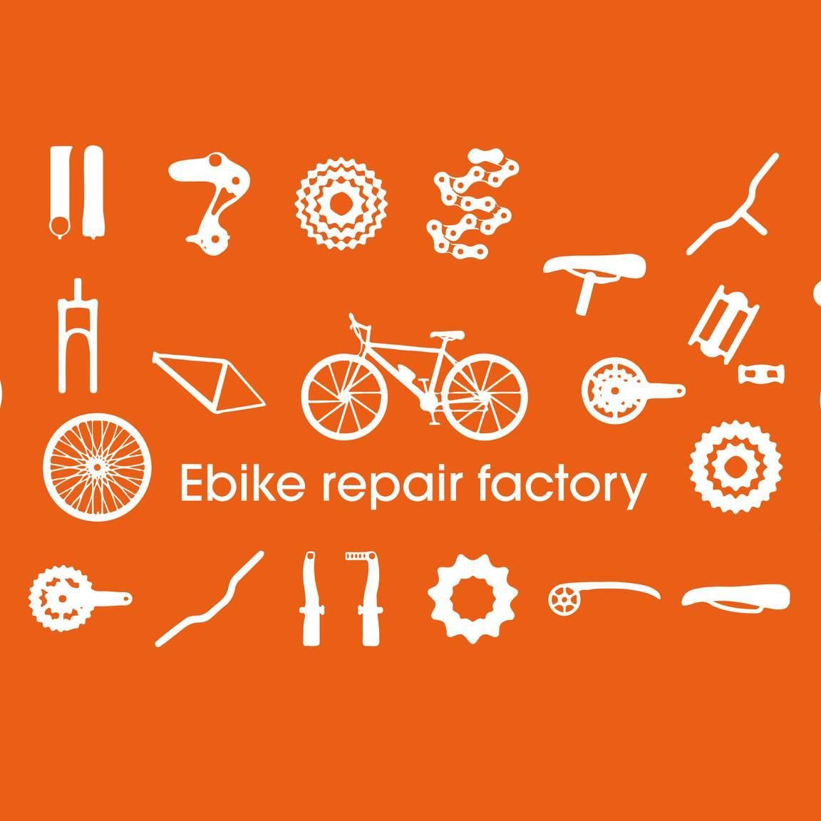 Ebike repair factory Logo